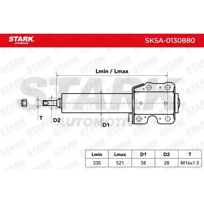 Stoßdämpfer Stark SKSA-0130880 SKSA-0130880 - foto 3