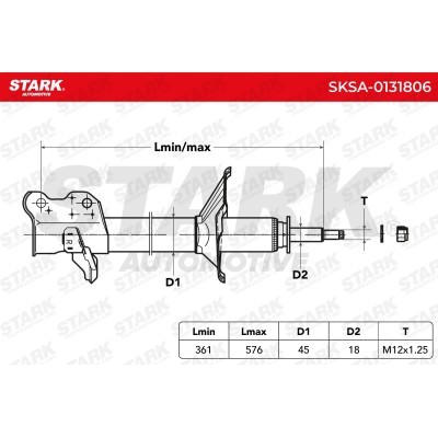 Stoßdämpfer Stark SKSA-0131806 SKSA-0131806 - foto 2