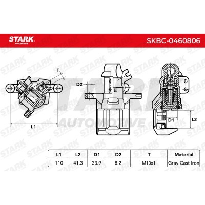 Bremssattel Stark SKBC-0460806 SKBC-0460806 - foto 6