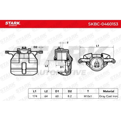 Bremssattel Stark SKBC-0460153 SKBC-0460153 - foto 6