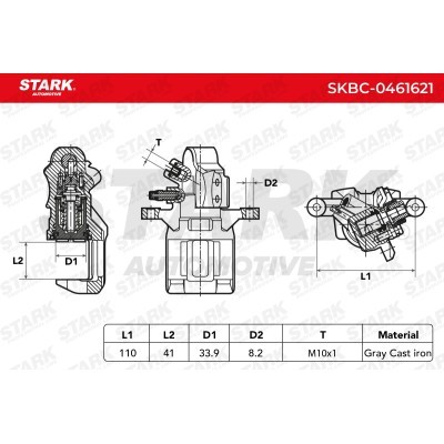 Bremssattel Stark SKBC-0461621 SKBC-0461621 - foto 3