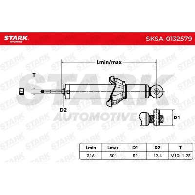 Stoßdämpfer Stark SKSA-0132579 SKSA-0132579 - foto 6