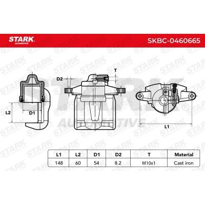 Bremssattel Stark SKBC-0460665 SKBC-0460665 - foto 6
