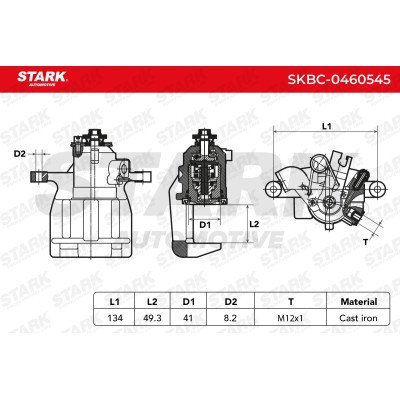 Bremssattel Stark SKBC-0460545 SKBC-0460545 - foto 3