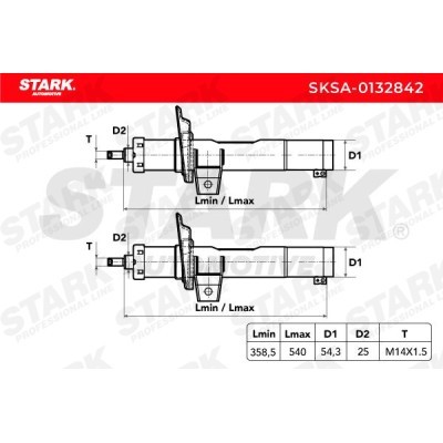 Stoßdämpfer Stark SKSA-0132842 SKSA-0132842 - foto 4