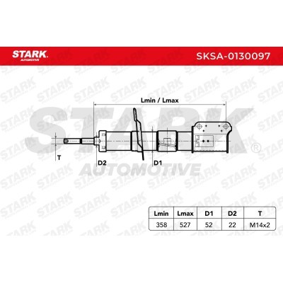 Stoßdämpfer Stark SKSA-0130097 SKSA-0130097 - foto 3