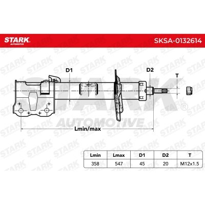 Stoßdämpfer Stark SKSA-0132614 SKSA-0132614 - foto 8