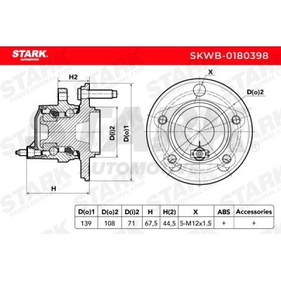 Radlager Stark SKWB-0180398 SKWB-0180398 - foto 2