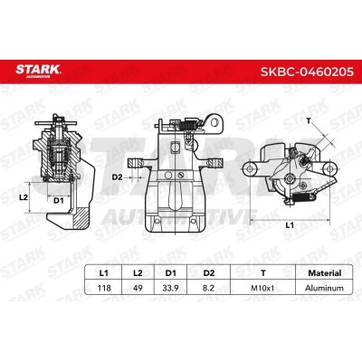 Bremssattel Stark SKBC-0460205 SKBC-0460205 - foto 4