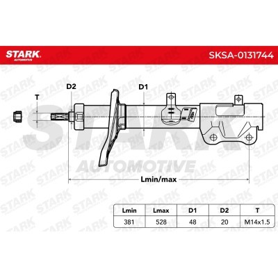 Stoßdämpfer Stark SKSA-0131744 SKSA-0131744 - foto 3
