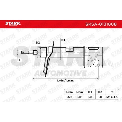 Stoßdämpfer Stark SKSA-0131808 SKSA-0131808 - foto 8