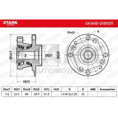 Radlager Stark SKWB-0181011 SKWB-0181011 - foto 5