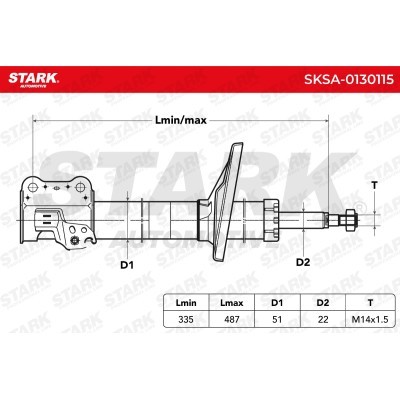 Stoßdämpfer Stark SKSA-0130115 SKSA-0130115 - foto 4