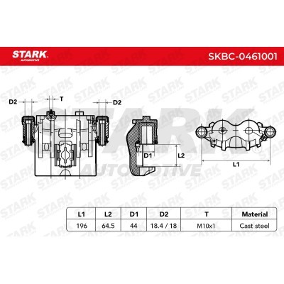 Bremssattel Stark SKBC-0461001 SKBC-0461001 - foto 4