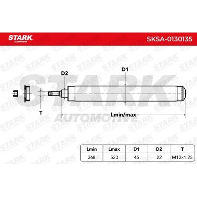 Stoßdämpfer Stark SKSA-0130135 SKSA-0130135 - foto 3
