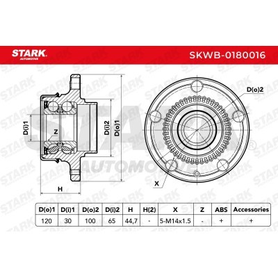 Radlager Stark SKWB-0180016 SKWB-0180016 - foto 2