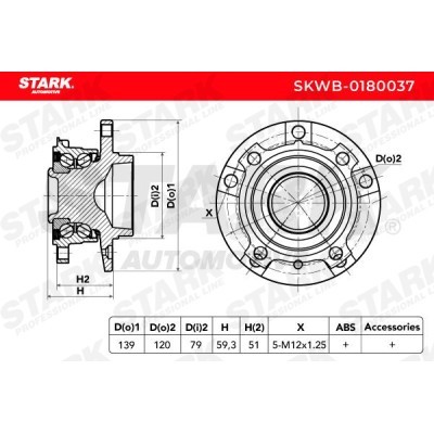 Radlager Stark SKWB-0180037 SKWB-0180037 - foto 3