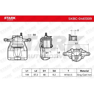 Bremssattel Stark SKBC-0461309 SKBC-0461309 - foto 6