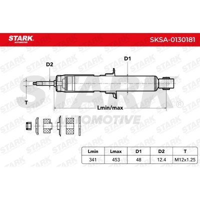 Stoßdämpfer Stark SKSA-0130181 SKSA-0130181 - foto 4