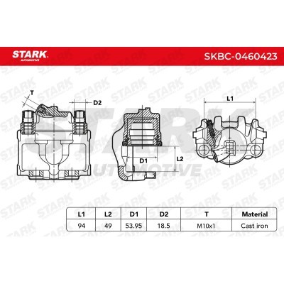 Bremssattel Stark SKBC-0460423 SKBC-0460423 - foto 3