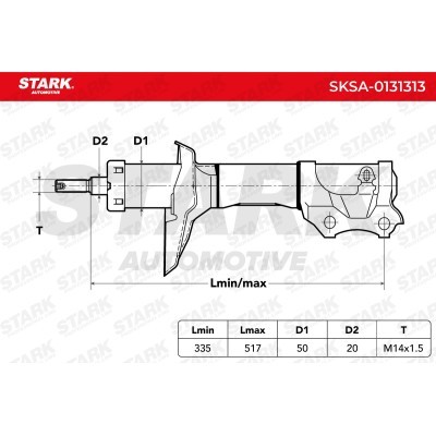Stoßdämpfer Stark SKSA-0131313 SKSA-0131313 - foto 3