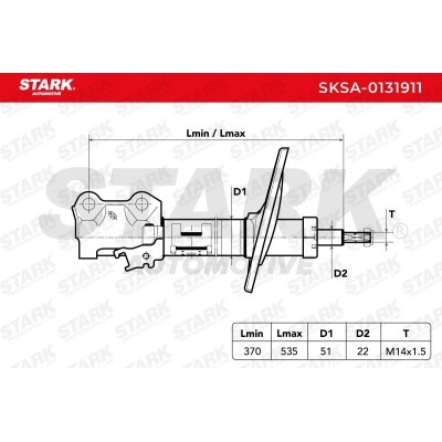 Stoßdämpfer Stark SKSA-0131911 SKSA-0131911 - foto 7