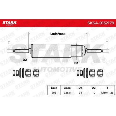 Stoßdämpfer Stark SKSA-0132179 SKSA-0132179 - foto 6