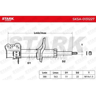 Stoßdämpfer Stark SKSA-0131227 SKSA-0131227 - foto 2