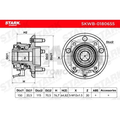 Radlager Stark SKWB-0180655 SKWB-0180655 - foto 4