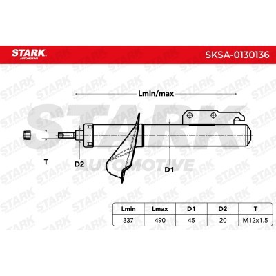 Stoßdämpfer Stark SKSA-0130136 SKSA-0130136 - foto 4