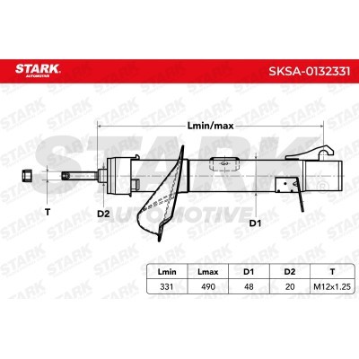 Stoßdämpfer Stark SKSA-0132331 SKSA-0132331 - foto 5