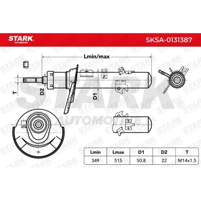 Stoßdämpfer Stark SKSA-0131387 SKSA-0131387 - foto 3