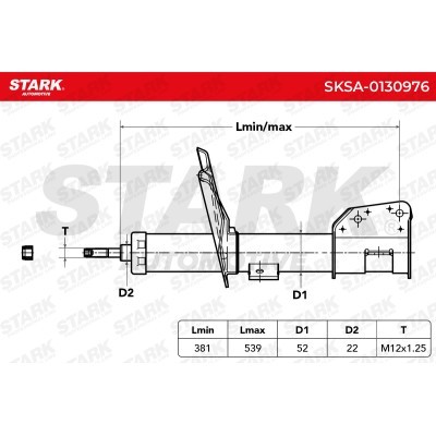 Stoßdämpfer Stark SKSA-0130976 SKSA-0130976 - foto 3
