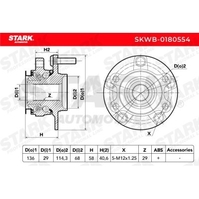 Radlager Stark SKWB-0180554 SKWB-0180554 - foto 4