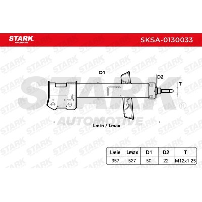 Stoßdämpfer Stark SKSA-0130033 SKSA-0130033 - foto 8