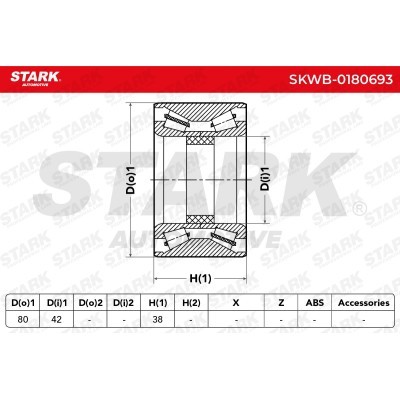 Radlager Stark SKWB-0180693 SKWB-0180693 - foto 3