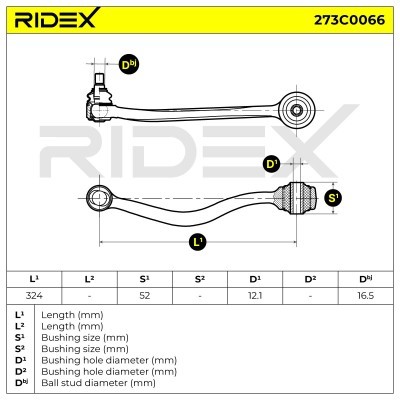 Querlenker RIDEX 273C0066 273C0066 - foto 5