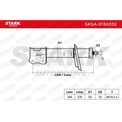 Stoßdämpfer Stark SKSA-0130032 SKSA-0130032 - foto 9