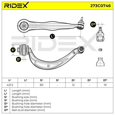 Querlenker RIDEX 273C0746 273C0746 - foto 6