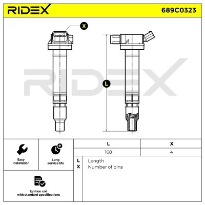 Zündspule RIDEX 689C0323 689C0323 - foto 6