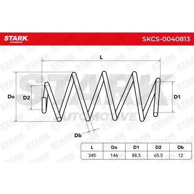 Fahrwerksfeder Stark SKCS-0040813 SKCS-0040813 - foto 4