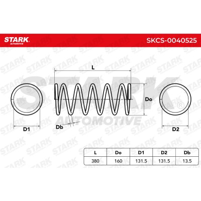 Fahrwerksfeder Stark SKCS-0040525 SKCS-0040525 - foto 6