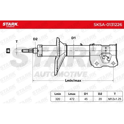 Stoßdämpfer Stark SKSA-0131226 SKSA-0131226 - foto 3