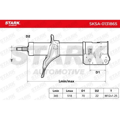 Stoßdämpfer Stark SKSA-0131865 SKSA-0131865 - foto 3