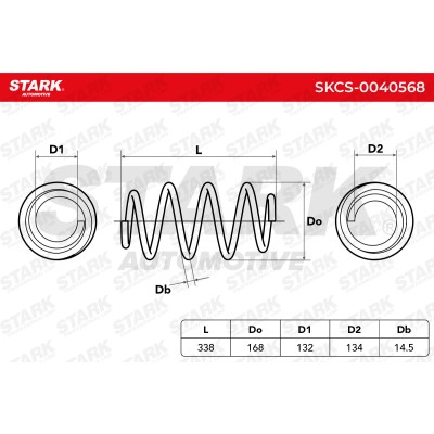 Fahrwerksfeder Stark SKCS-0040568 SKCS-0040568 - foto 5