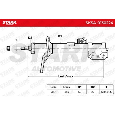 Stoßdämpfer Stark SKSA-0130224 SKSA-0130224 - foto 3
