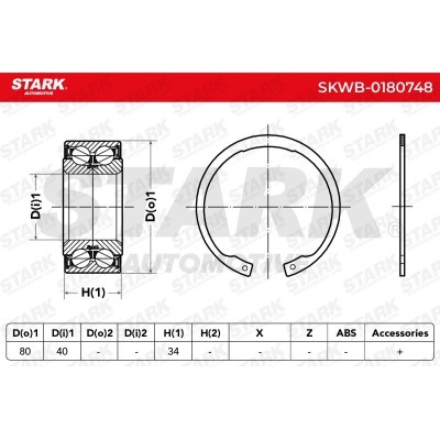 Radlager Stark SKWB-0180748 SKWB-0180748 - foto 4