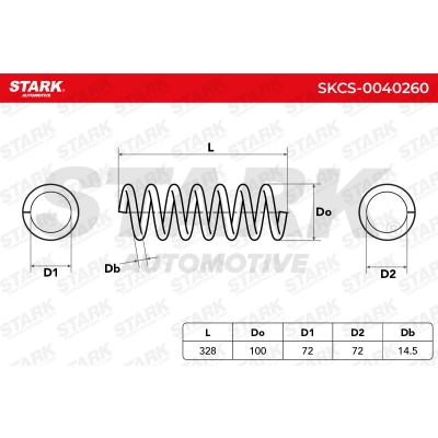 Fahrwerksfeder Stark SKCS-0040260 SKCS-0040260 - foto 6