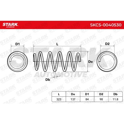 Fahrwerksfeder Stark SKCS-0040530 SKCS-0040530 - foto 5