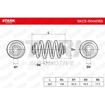 Fahrwerksfeder Stark SKCS-0040165 SKCS-0040165 - foto 5